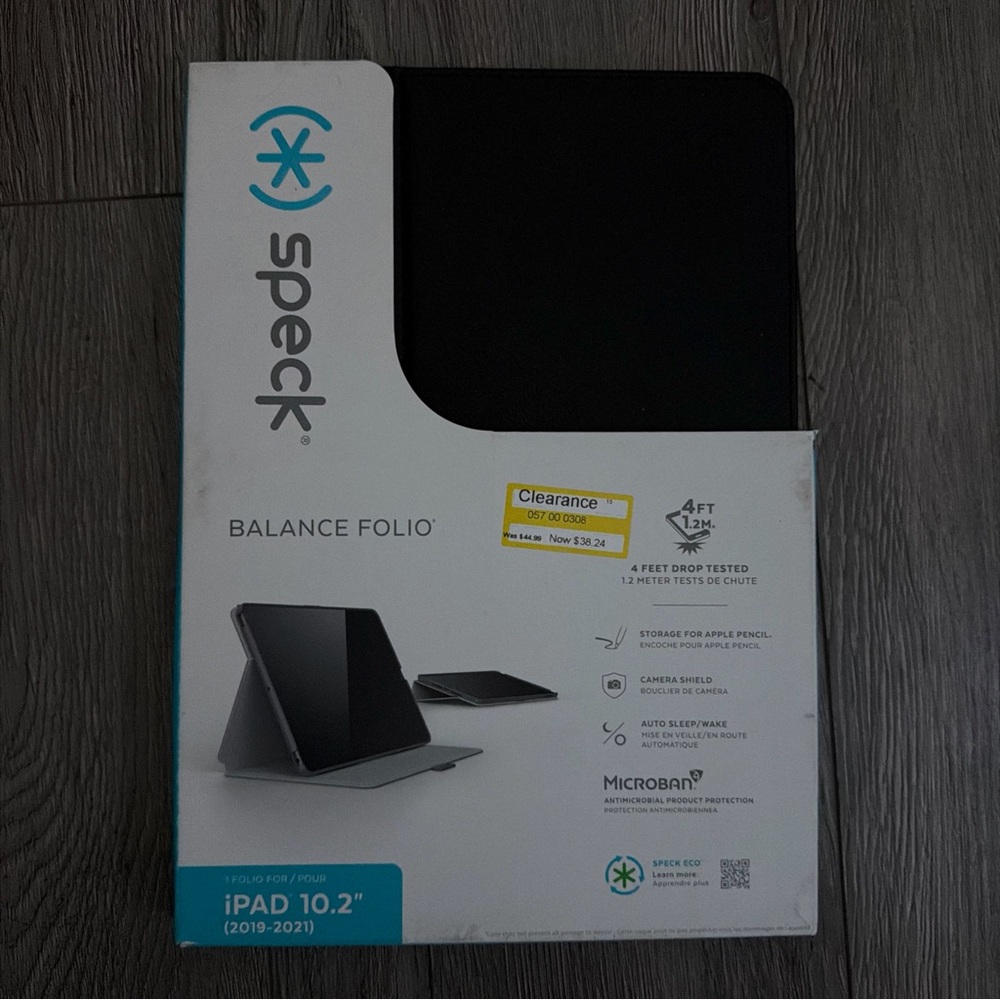 Speck Balance Folio for iPad 10.2" (2019-2021) - Black 7th & 8th Gen